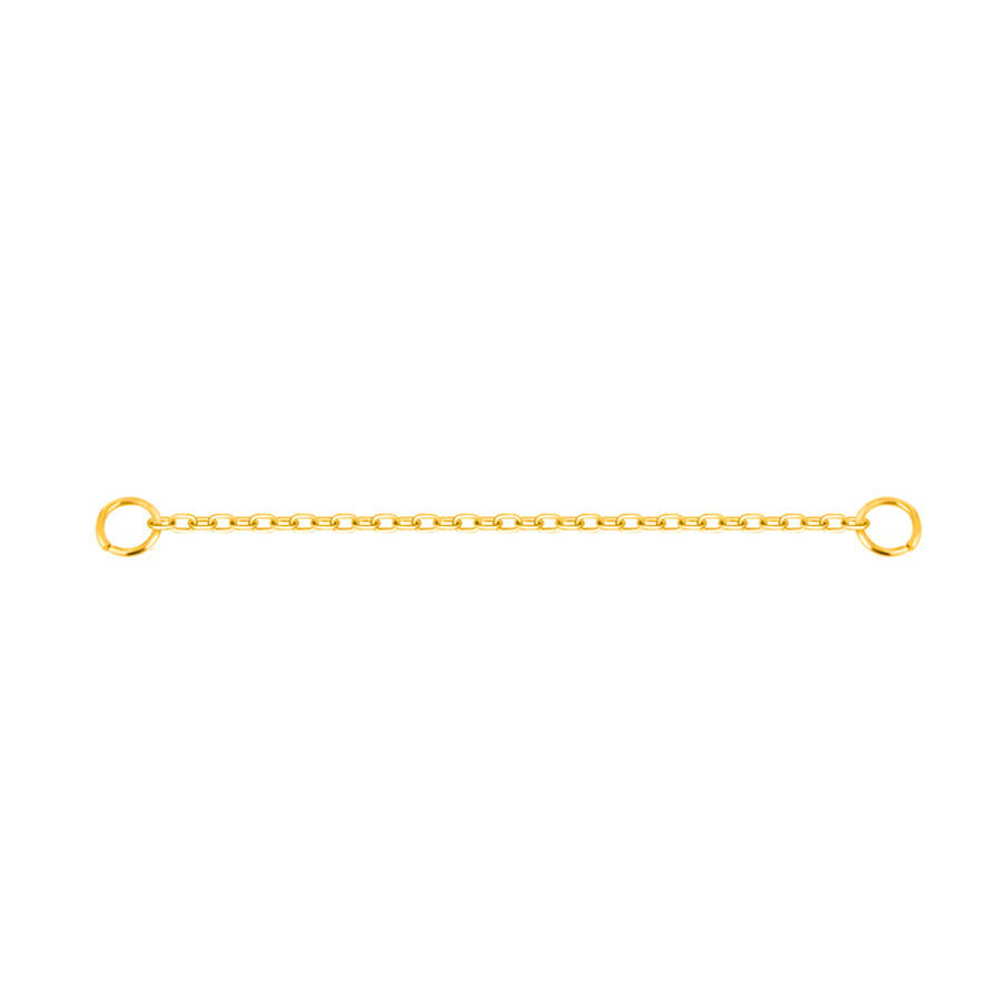 316L Surgical Steel Piercing Connector Chain-Ear Chains-4-Glitters