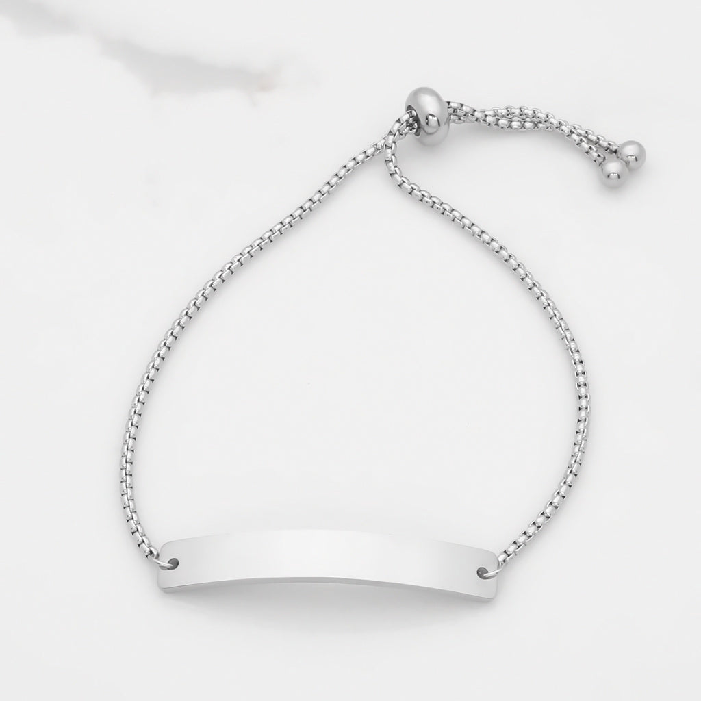 Stainless Steel Women's ID Bracelet