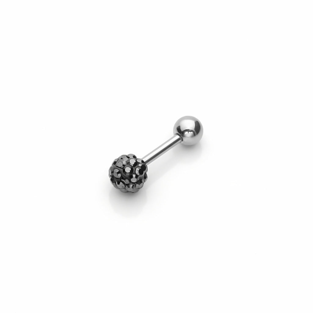 Black Crystal Ferido Disco Ball Tragus Glitters