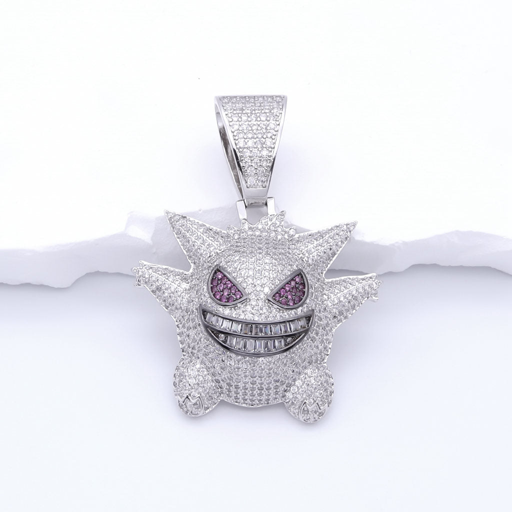 Iced Out Gengar Hip Hop Pendant Glitters - Main Image
