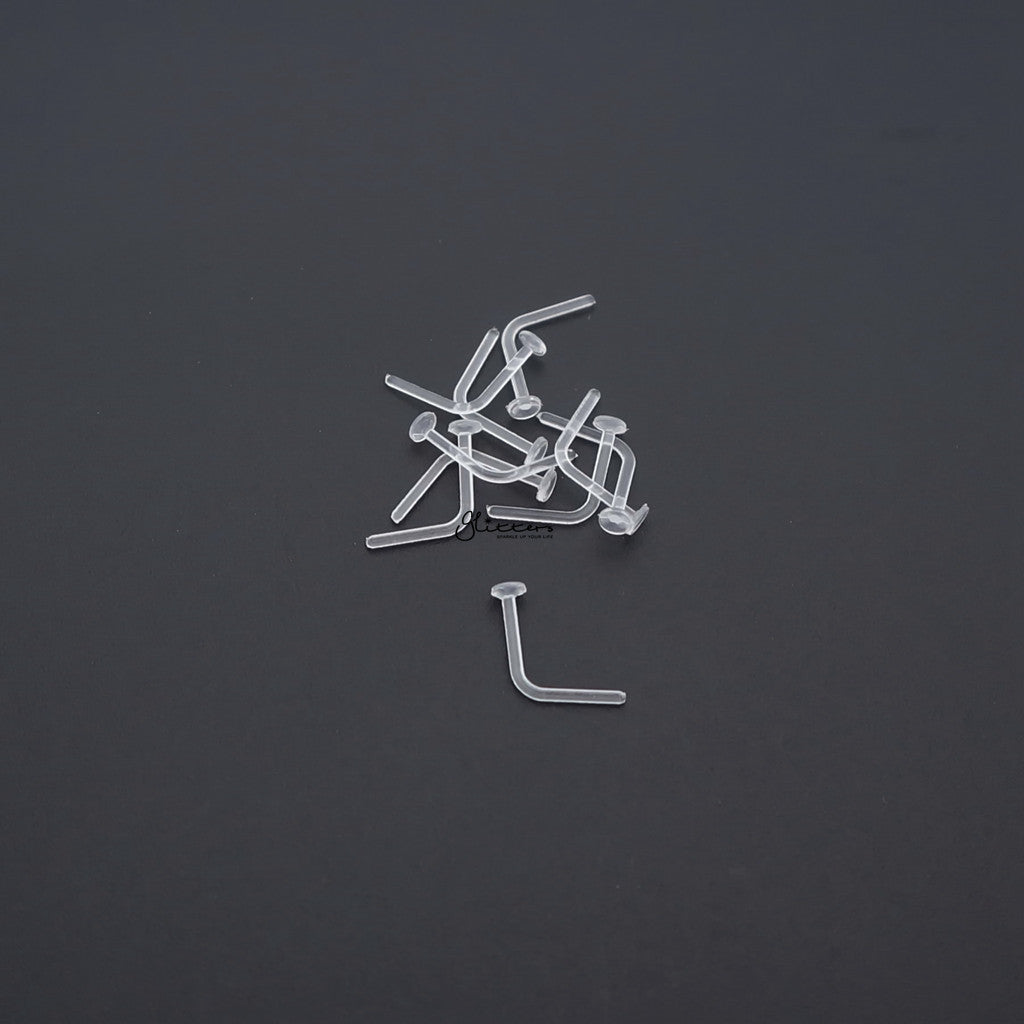 Flat Top Clear Nose Retainer Bundles