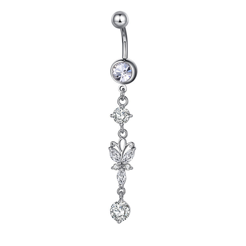 Dangle navel online jewelry