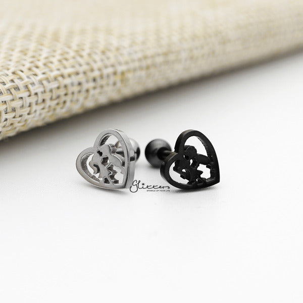 Heart shaped hot sale cartilage piercing