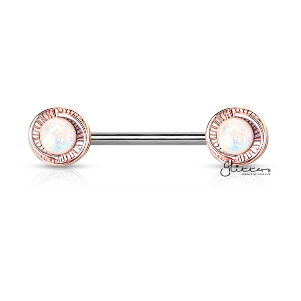 Nipple rings deals white gold