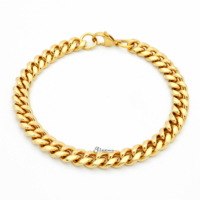 Gold plated clearance stainless steel bracelet