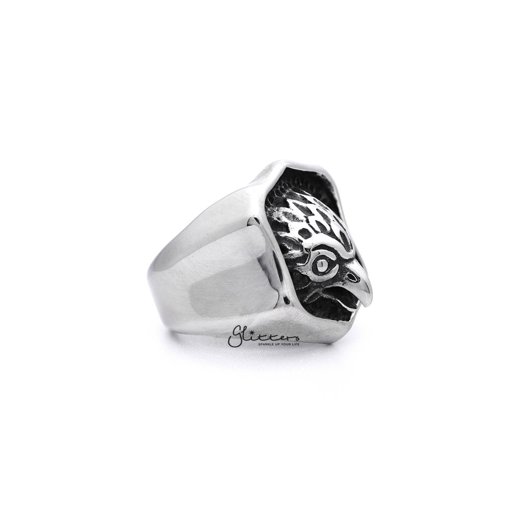 Stainless Steel Eagle Casting Men's Ring-Jewellery, Men's Jewellery, Men's Rings, Rings, Stainless Steel, Stainless Steel Rings-SR0140_1000-03-Glitters