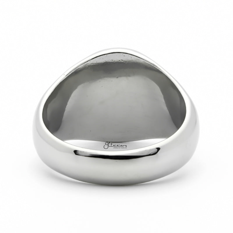 Stainless Steel Celtic Trinity Knot Rune Signet Ring-Jewellery, Men's Jewellery, Men's Rings, Rings, Stainless Steel, Stainless Steel Rings-SR0291-4_1-Glitters