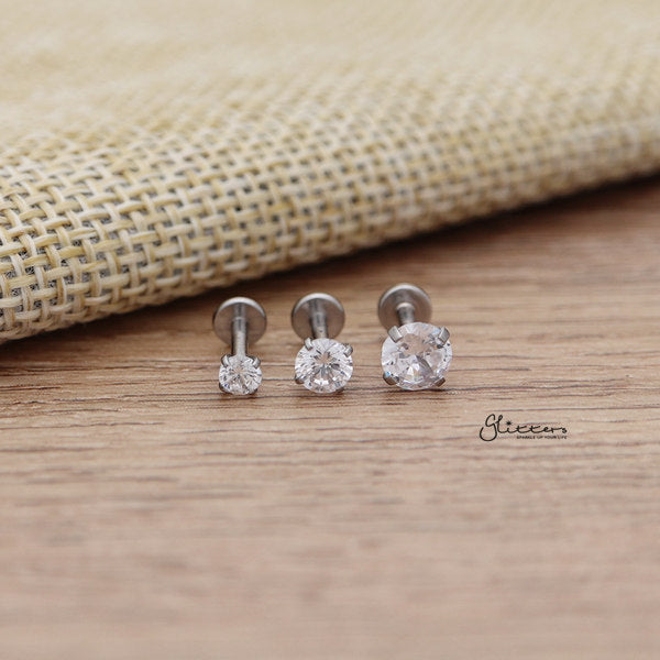 Surgical steel deals diamond stud earrings