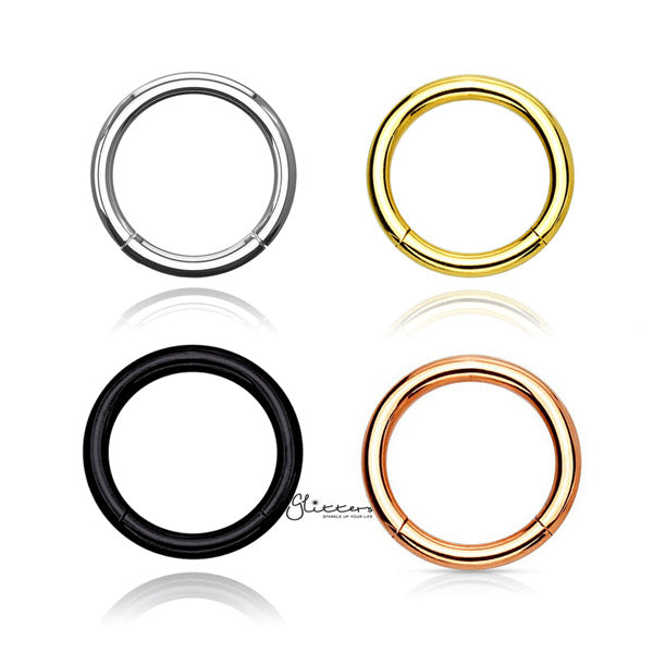 18 Gauge Hinged Stainless Steel Segment Hoop Rings-Silver | Gold | Black | Rose Gold-Best Sellers, Body Piercing Jewellery, Cartilage, Jewellery, Men's Earrings, Men's Jewellery, Septum Ring, Women's Earrings-cp0016-allnew_600_9d14f2a5-1d85-41ab-8171-36546067103f-Glitters