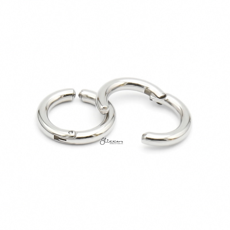 Mens clip on sales hoop earrings