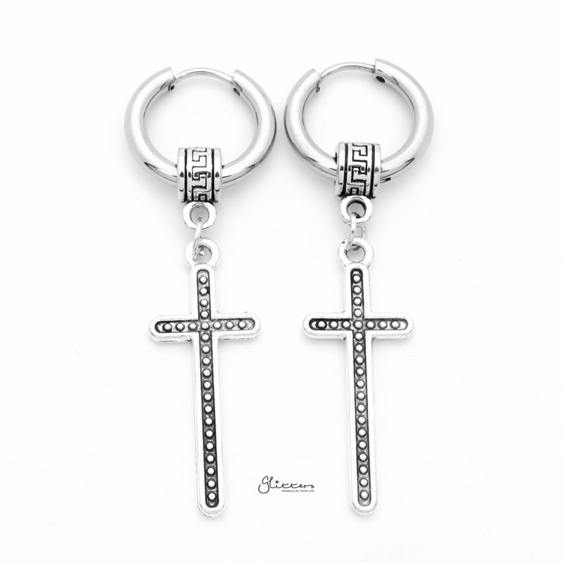 Mens on sale charm earrings