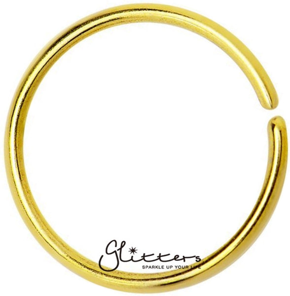 20GA 316L Surgical Steel Bendable Nose Hoop-Body Piercing Jewellery, Nose Piercing Jewellery, Nose Ring, Nose Studs-ns051-Glitters