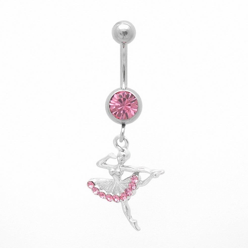 Ballet Girl Belly Button Rings
