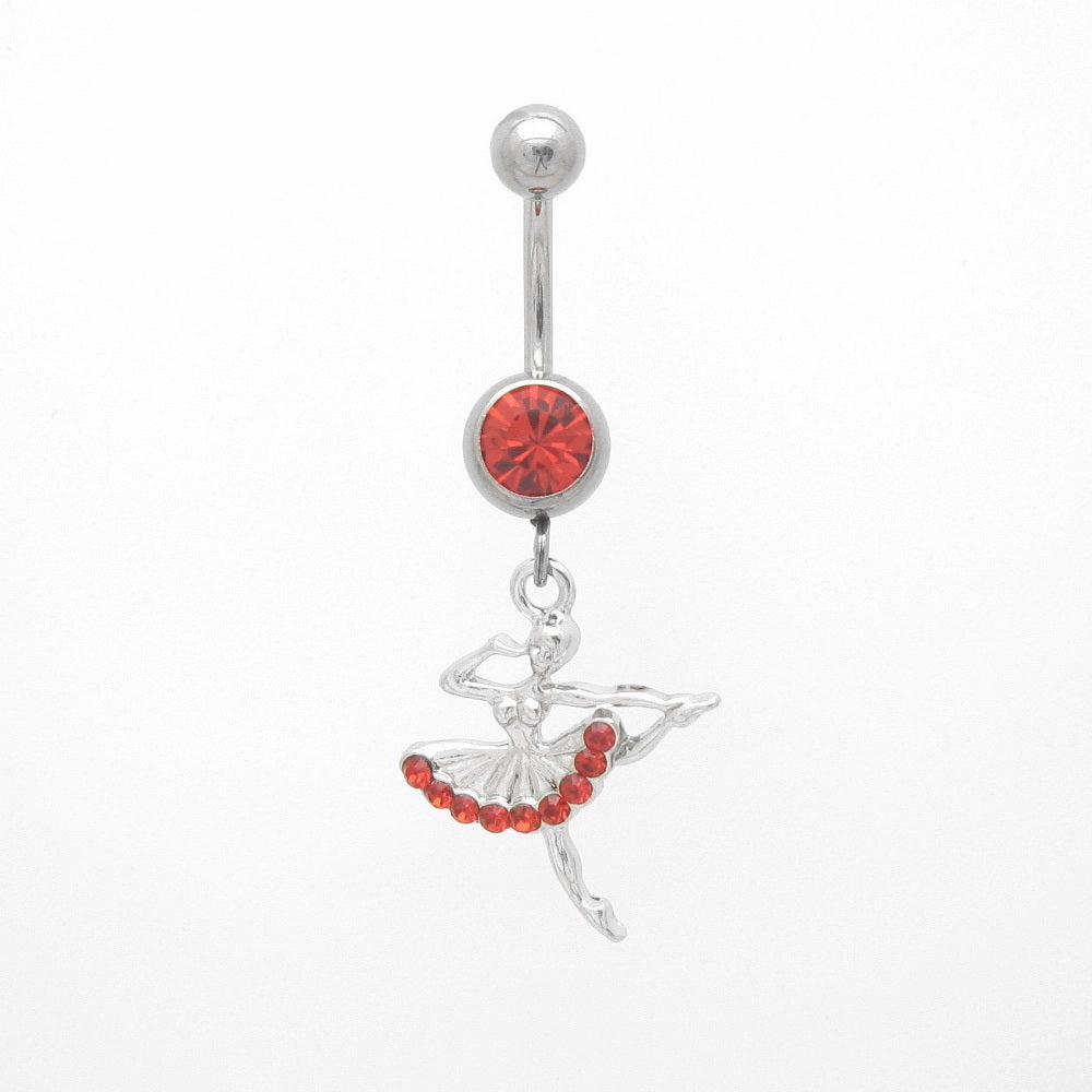 Ballet Girl Belly Button Rings