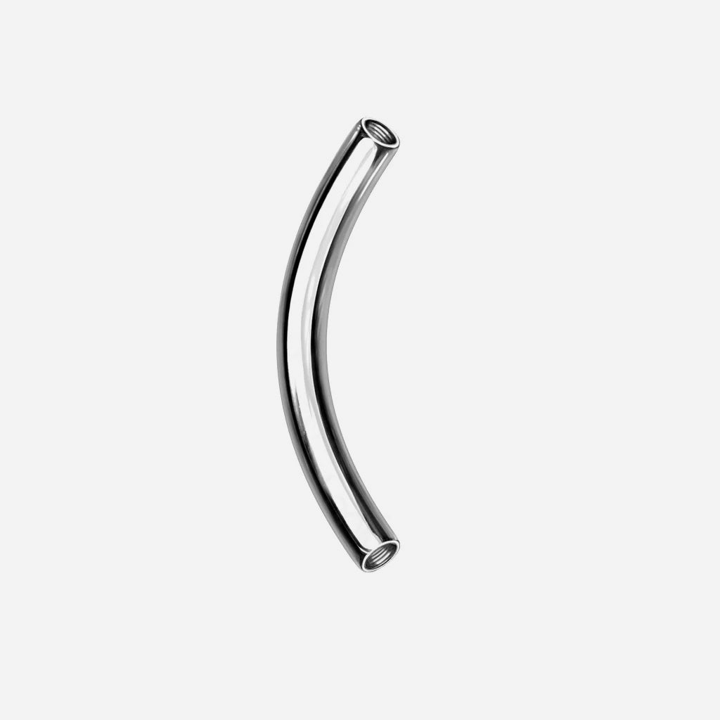 Titanium Internally Threaded Replacement Curved Bar-Parts-1-Glitters