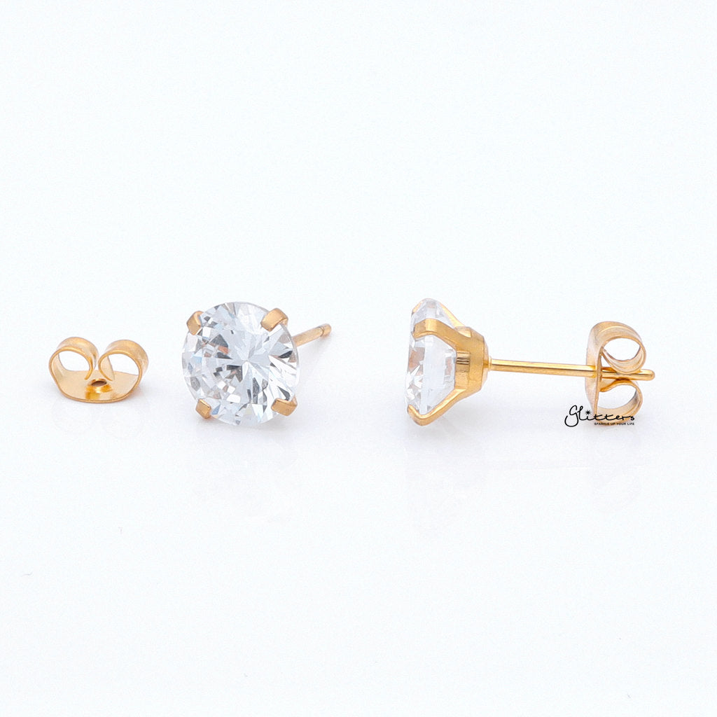 Martini set cz hot sale stud earrings