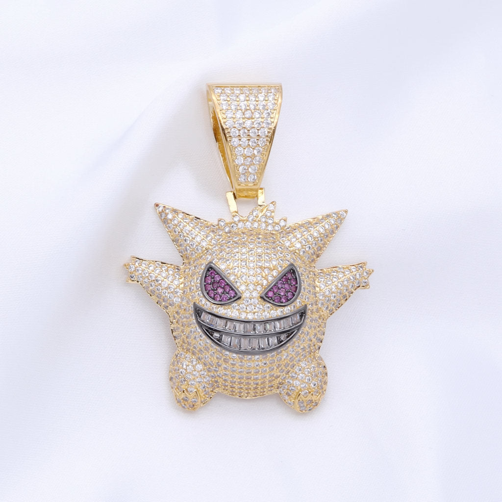 Gengar pendant clearance gold