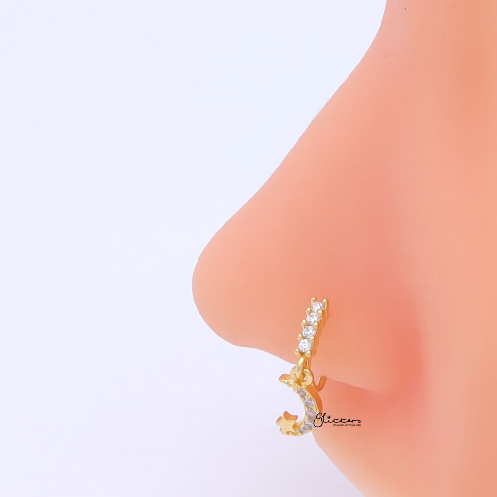 Star Nose Ring : Elegant Gold & Silver Pieces - Temu