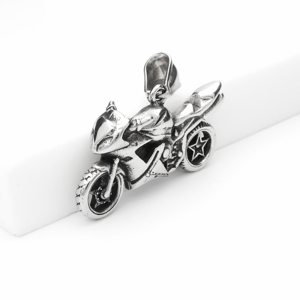 Stainless Steel Motorcycle Pendant-Pendants-3-Glitters