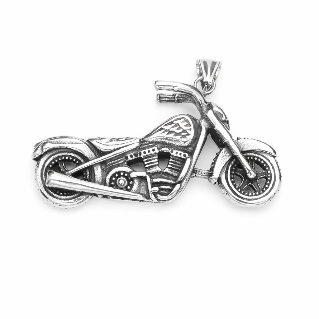 Stainless Steel Classic Motorcycle Pendant-Pendants-2-Glitters