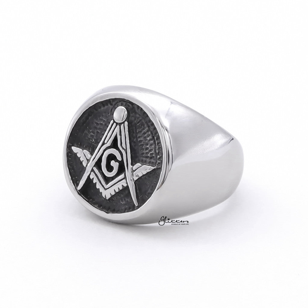 14k Gold Masonic Master Mason Ring | Sarraf.com