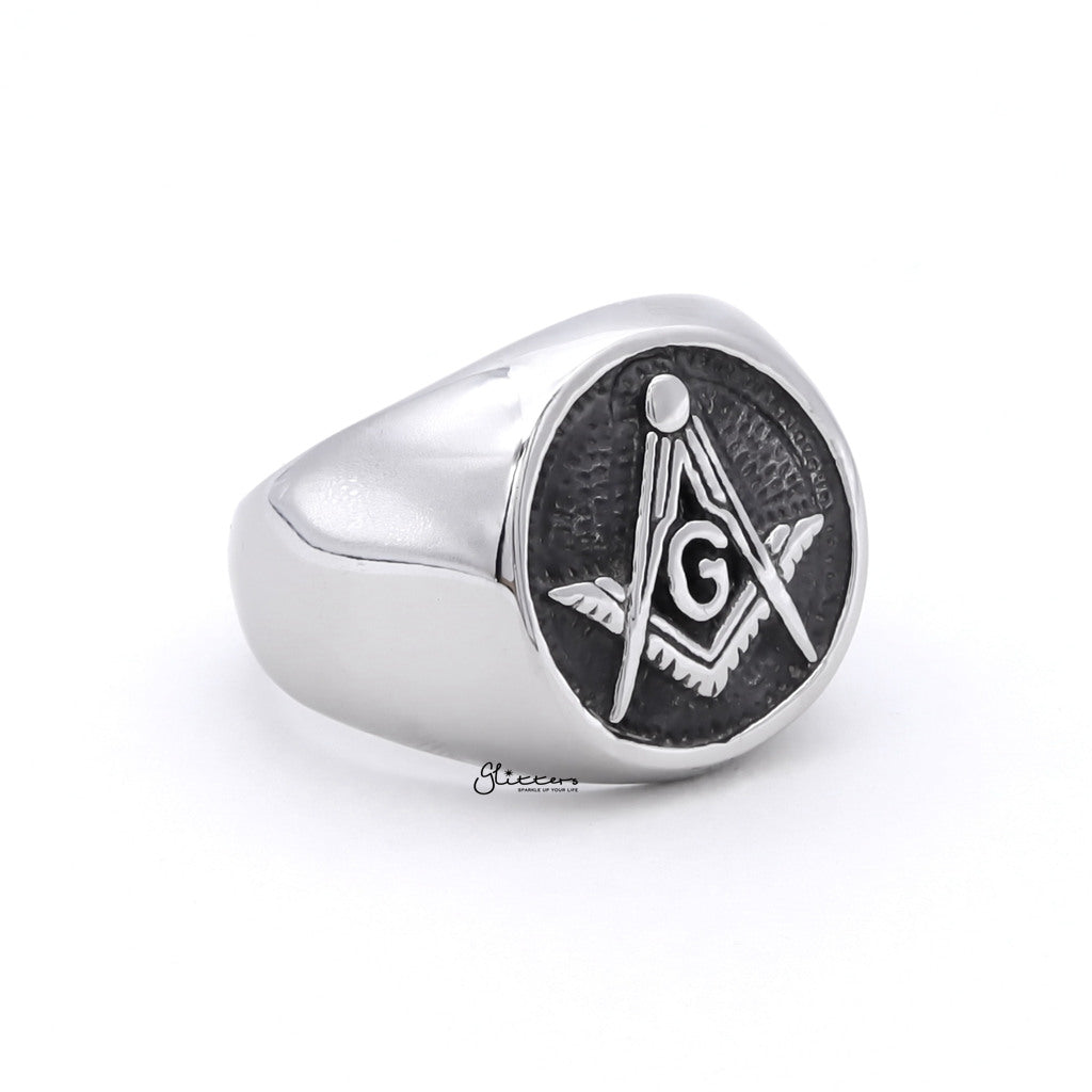 Stainless masonic deals rings