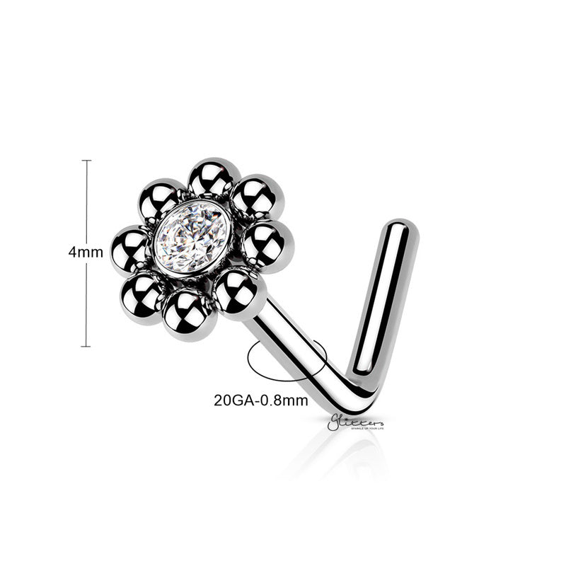 Bezel 2 Cent Nose Pin - Buy Certified Gold & Diamond Nose Pins Online |  KuberBox.com - KuberBox.com