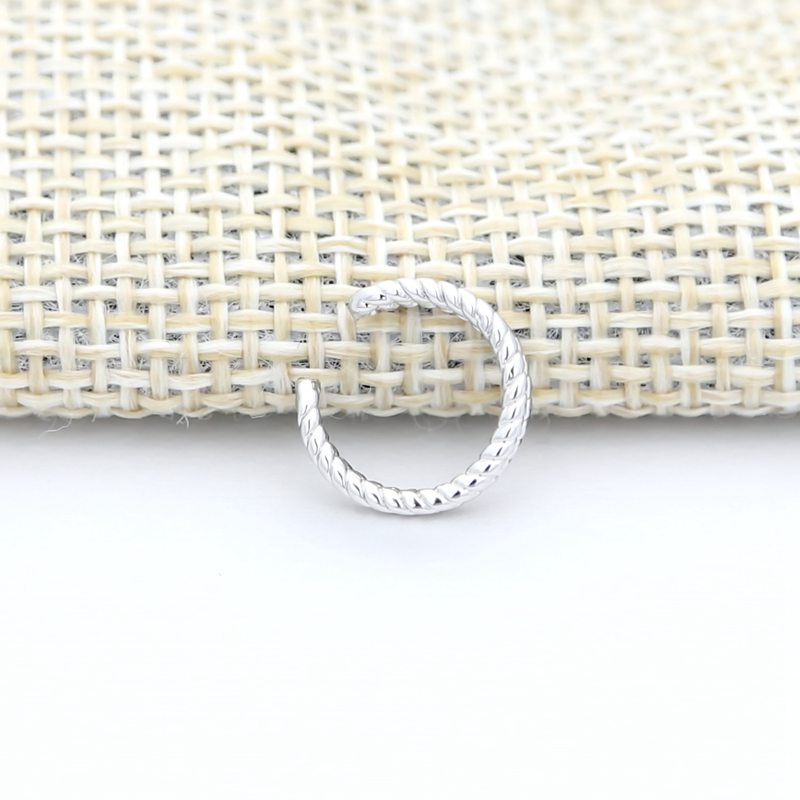 Two Rope Lines Ear Cuff - Silver-Body Piercing Jewellery, Ear Cuffs, earrings, Jewellery, Non-Pierced, Women's Earrings, Women's Jewellery-EC0089-S2-800-Glitters