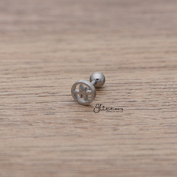 316L Surgical Steel Heartbeat Barbell for Tragus, Cartilage, Conch, Helix Piercing and More-Body Piercing Jewellery, Cartilage, Conch Earrings, Cubic Zirconia, Helix Earrings, Jewellery, Lobe piercing, Tragus-FP0019-10_02-Glitters