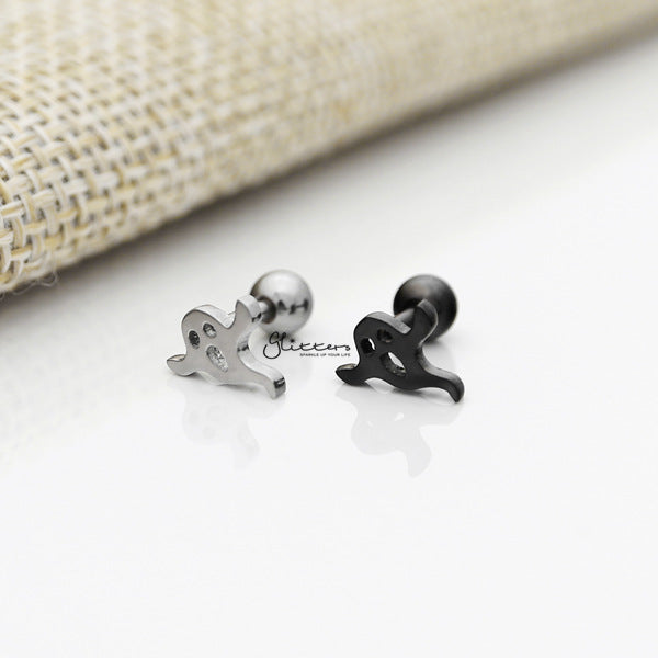 316L Surgical Steel Ghost Barbell for Tragus, Cartilage, Conch, Helix Piercing and More-Body Piercing Jewellery, Cartilage, Conch Earrings, Cubic Zirconia, Helix Earrings, Jewellery, Lobe piercing, Tragus-FP0019-28_600-Glitters