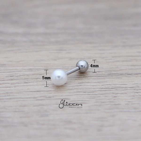 Shell Pearl Cartilage Tragus Piercing Earring-Body Piercing Jewellery, Cartilage, Conch Earrings, earrings, Helix Earrings, Jewellery, Lobe piercing, Tragus, Women's Earrings, Women's Jewellery-FP0020-SP2_New_53eaa53d-829a-4d5f-8845-608d2c6622ed-Glitters