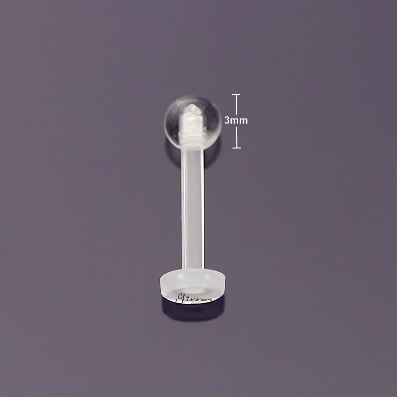 Clear on sale labret piercing