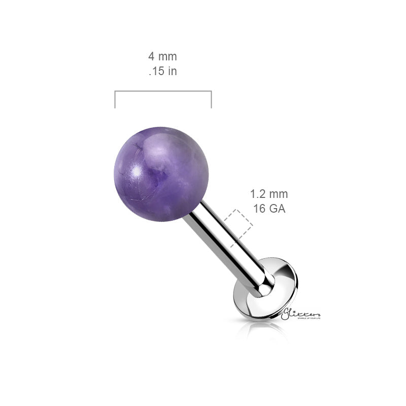 Jade Green Stone Internally Threaded Flat Back Stud-Body Piercing Jewellery, Cartilage, Labret, Monroe, Tragus-LB0016-SIZE_4d8d7a59-bd7b-44b4-84d4-646533a05466-Glitters