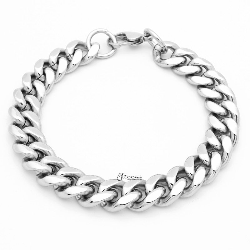 12mm Stainless Steel Miami Cuban Curb Chain Bracelet-Bracelets, Jewellery, Men's Bracelet, Men's Jewellery, Stainless Steel, Stainless Steel Bracelet-SB0068-1_1-Glitters