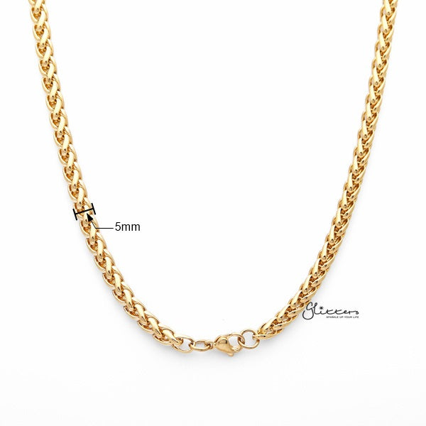 Men's wheat deals chain necklace