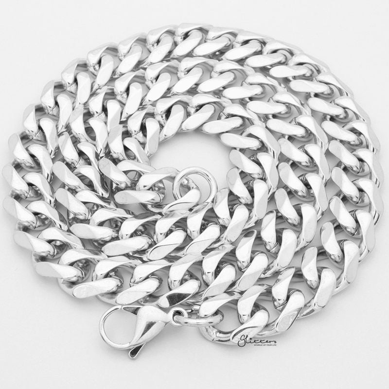 Men's sterling silver hot sale cuban chain necklace