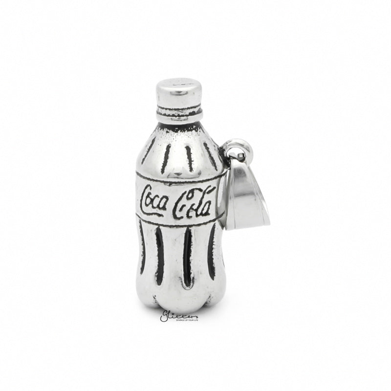 Stainless Steel Coca Cola Bottle Pendant-Jewellery, Men's Jewellery, Men's Necklace, Necklaces, Pendants, Stainless Steel, Stainless Steel Pendant-SP0280-2_1-Glitters