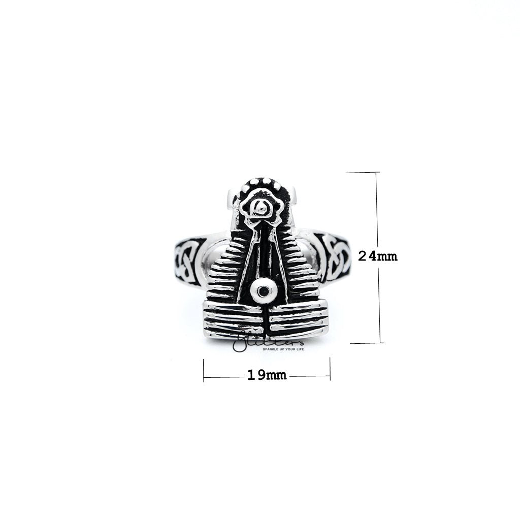 Men's Antiqued Stainless Steel Motorcycle Engine Casting Rings-Jewellery, Men's Jewellery, Men's Rings, Rings, Stainless Steel, Stainless Steel Rings-SR0124_1000-01_New-Glitters