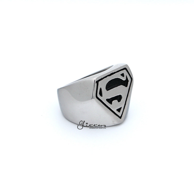 Stainless steel clearance superman ring