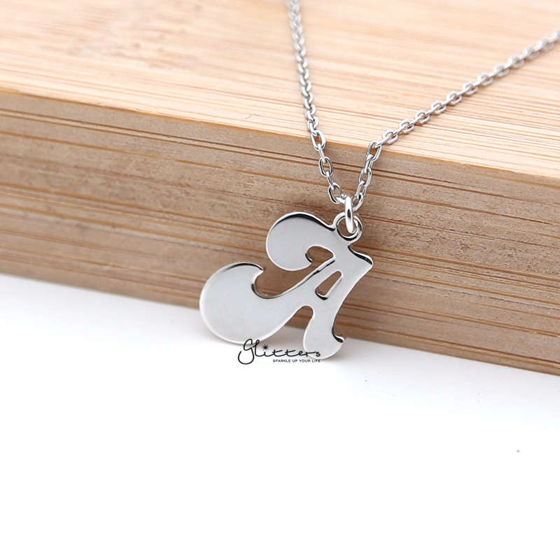 Personalized Alphabet Letter Necklaces | Custom Made Silver Jewellery
