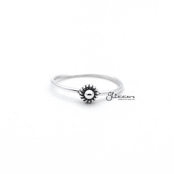 Sterling Silver Circle Dot Women's Rings-Jewellery, Rings, Sterling Silver Rings, Women's Jewellery, Women's Rings-SSR0037_01-Glitters