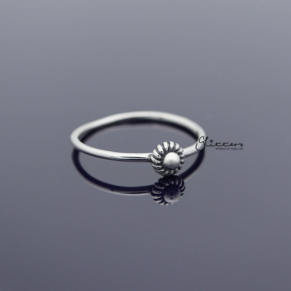 Sterling Silver Circle Dot Women's Rings-Jewellery, Rings, Sterling Silver Rings, Women's Jewellery, Women's Rings-SSR0037_03-Glitters