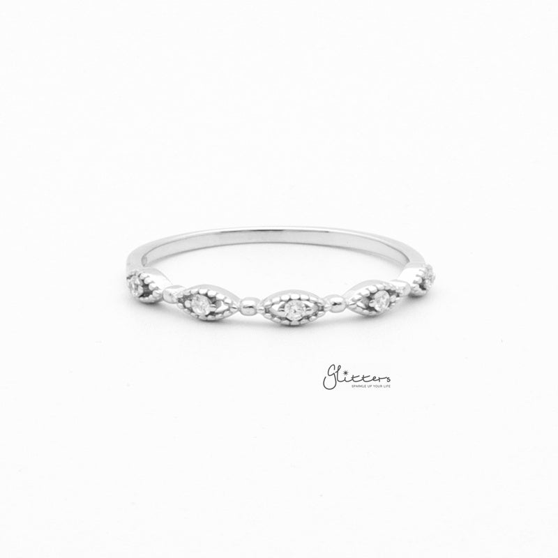 Sterling Silver CZ Ring-Cubic Zirconia, Jewellery, Rings, Sterling Silver Rings, Women's Jewellery, Women's Rings-SSR0063-1_800-Glitters