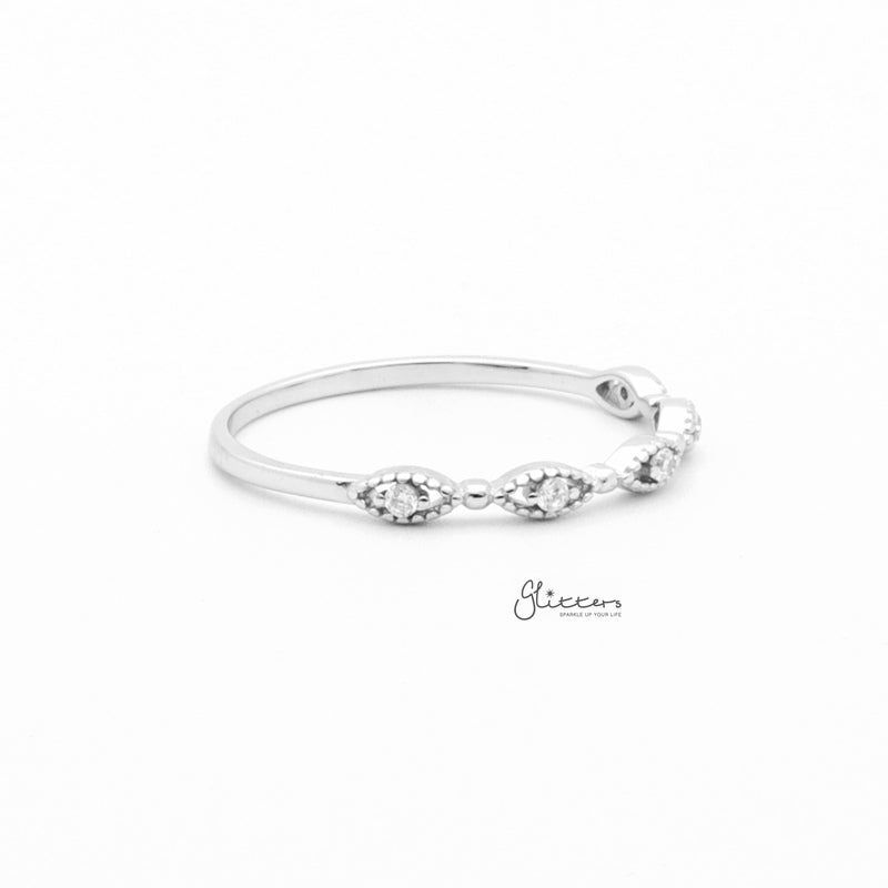 Sterling Silver CZ Ring-Cubic Zirconia, Jewellery, Rings, Sterling Silver Rings, Women's Jewellery, Women's Rings-SSR0063-3_800-Glitters
