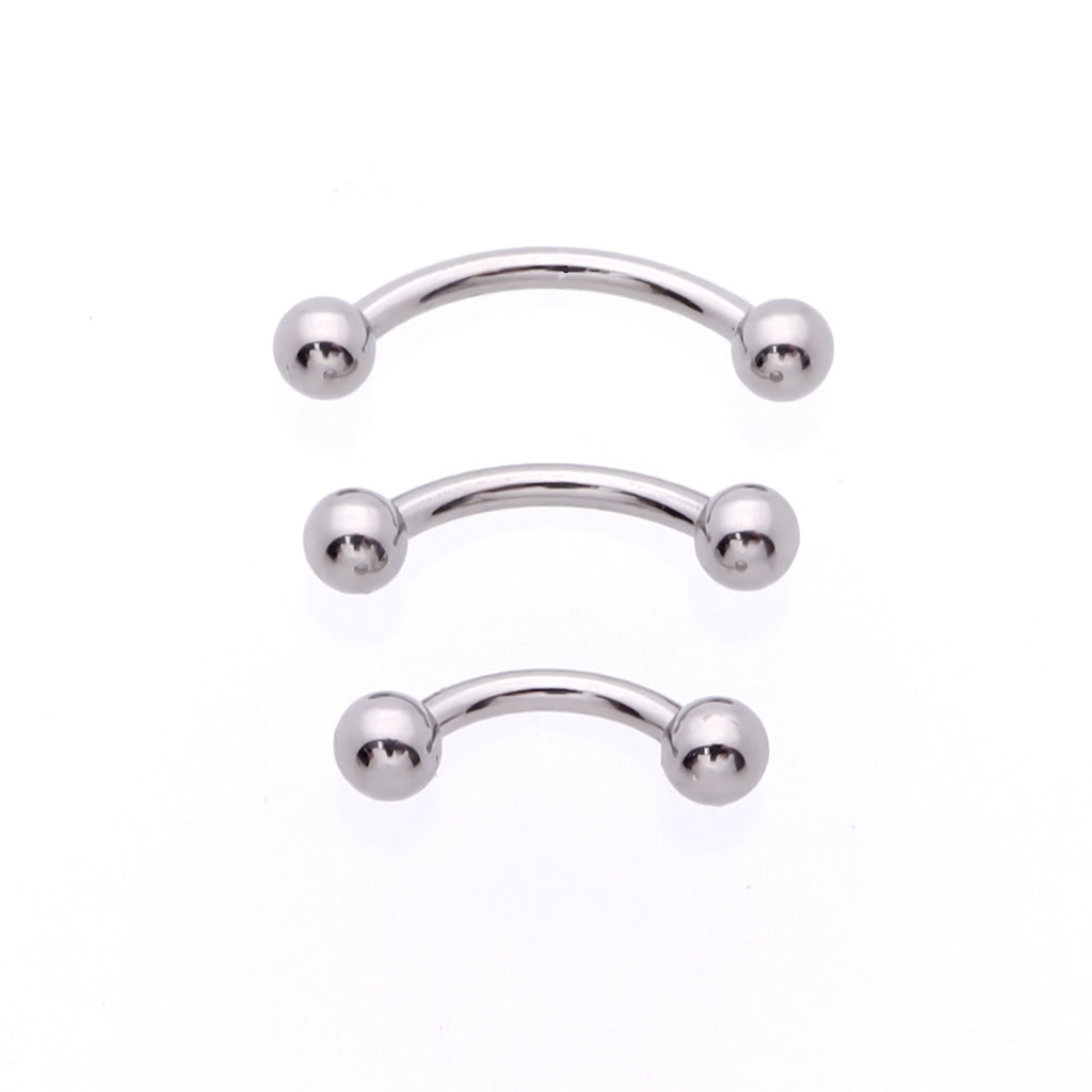 Curved hot sale nipple barbells