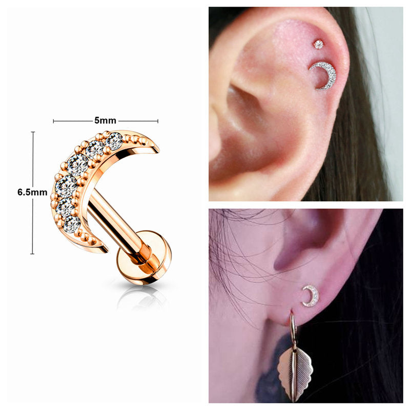 14k Gold Screw Flat Back Earrings | Vansweden Jewelers