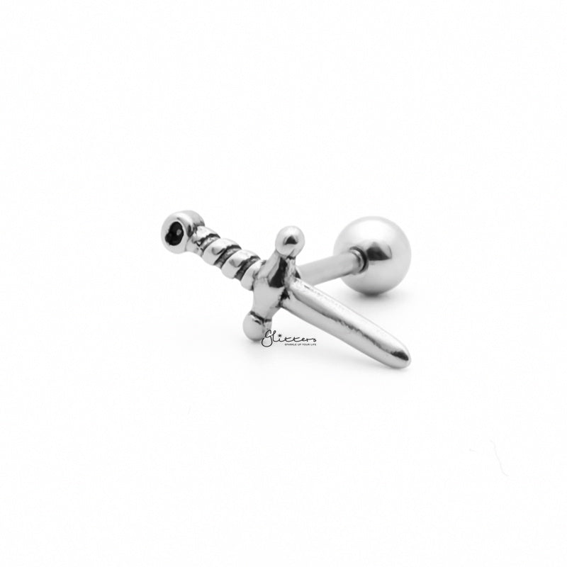 Dagger Cartilage Tragus Piercing Earring-Body Piercing Jewellery, Cartilage, Dagger, earrings, Jewellery, Tragus, Women's Earrings, Women's Jewellery-TG0139-3_1-Glitters