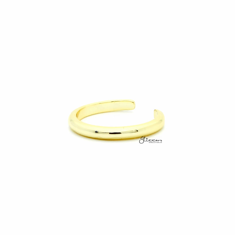 2mm Plain Band Toe Ring - Gold-Jewellery, Toe Ring, Women's Jewellery-1-Glitters