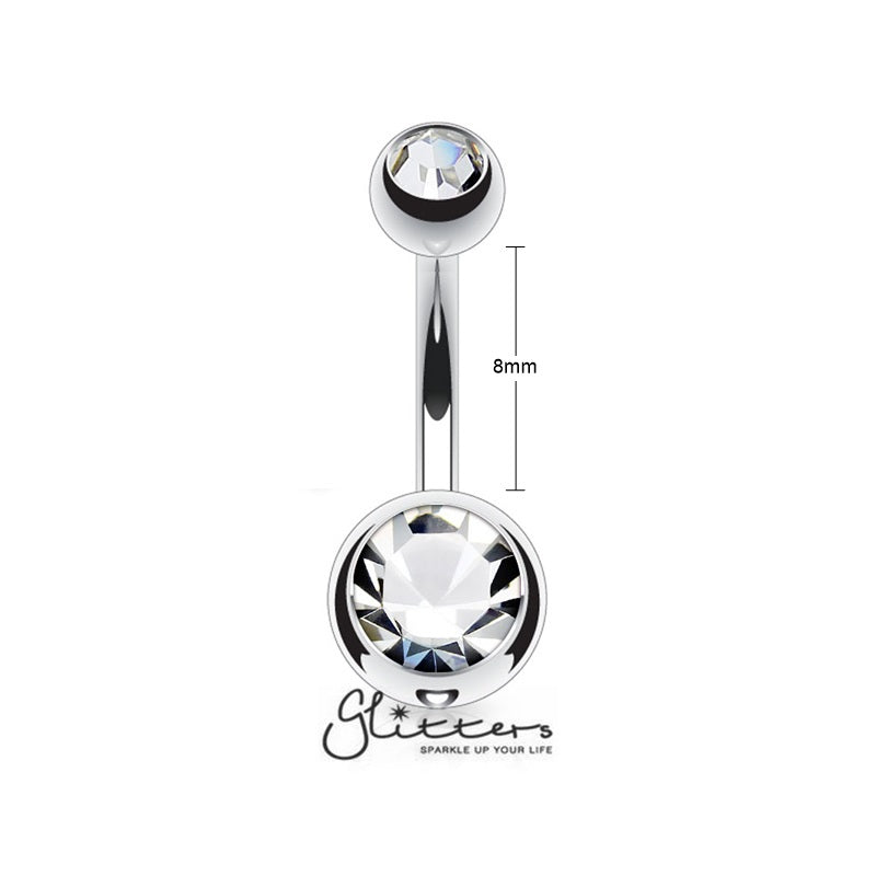 8mm on sale navel ring