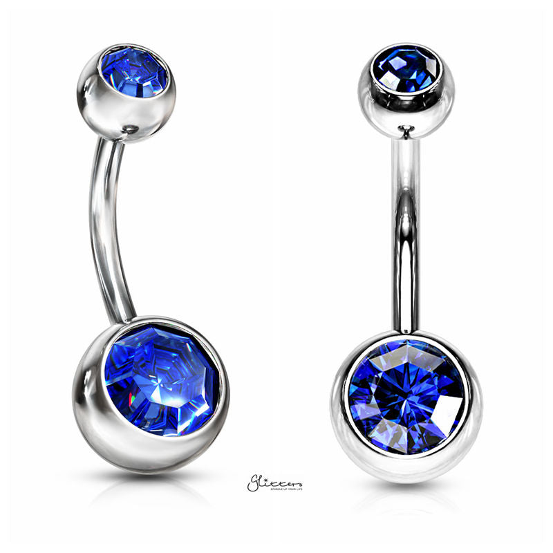 Double Gem Belly Button Navel Ring | Belly Rings